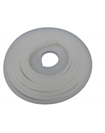 Tubo de pulsación silicona, doble D7xD14 20 metro transparente